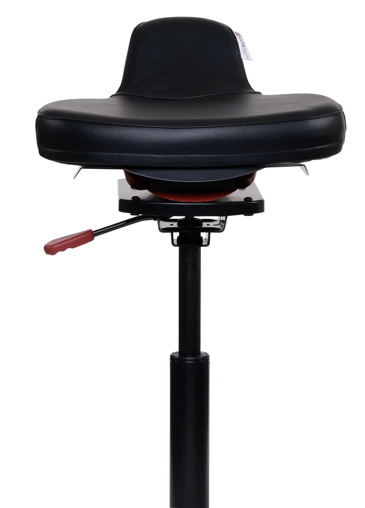 Black QOR360 Ariel 2.0 chair, front view